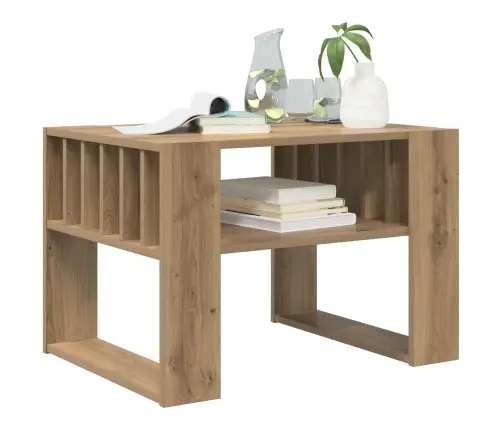 Kafijas Galdiņš Artisānā Ozols 66 X 49,5 X 45 Cm Vidaxl