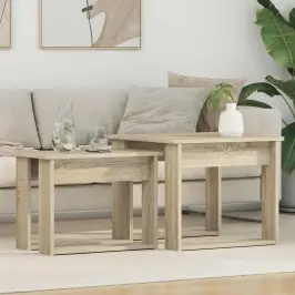 Kohvilauda Komplekt 2 Pcs Sonoma Tamm Tehispuit