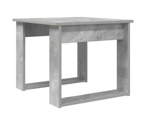 Kohvilauda Komplekt 2 Pcs Betoonhall Tehispuit