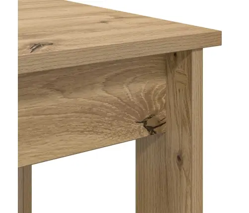 Kafijas Galda Komplekts 2 Pcs Artisānā Ozols Inženierijas Koks Vidaxl