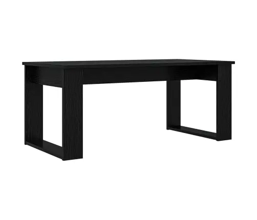 Kafijas Galda Komplekts 2 Pcs Melns Ozolkoks Inženierijas Koks Vidaxl