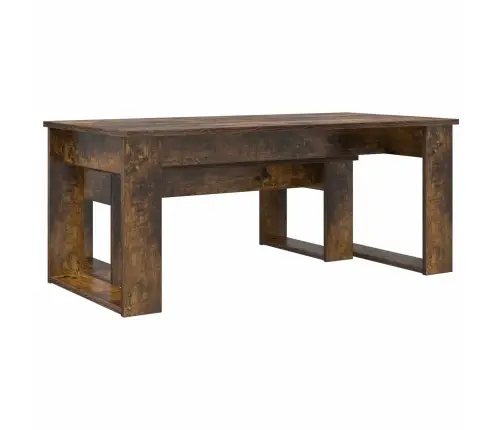 Kohvilauda Komplekt 2 Pcs Suitsetatud Tamm Tehispuit