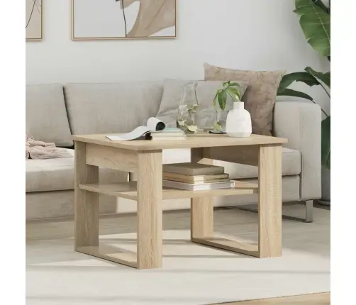 Kafijas Galdiņš Sonoma Ozols 64 X 54 X 44 Cm Inženierijas Koks Vidaxl