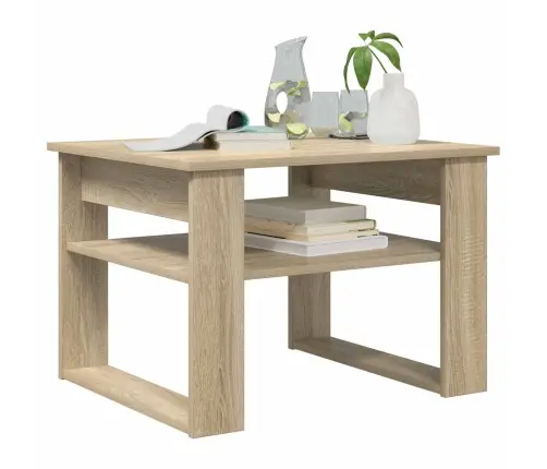 Kafijas Galdiņš Sonoma Ozols 64 X 54 X 44 Cm Inženierijas Koks Vidaxl