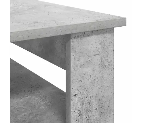 Kafijas Galdiņš Betona Pelēks 64 X 54 X 44 Cm Inženierijas Koks Vidaxl