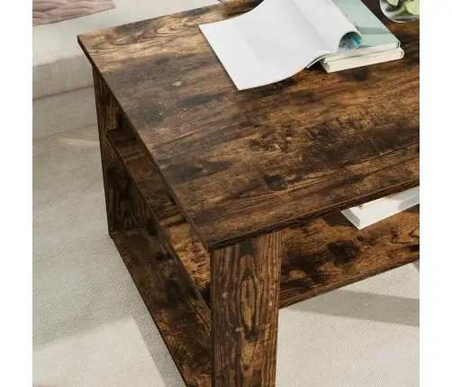 Kafijas Galdiņš Dūmaka Ozols 64 X 54 X 44 Cm Inženierijas Koks Vidaxl