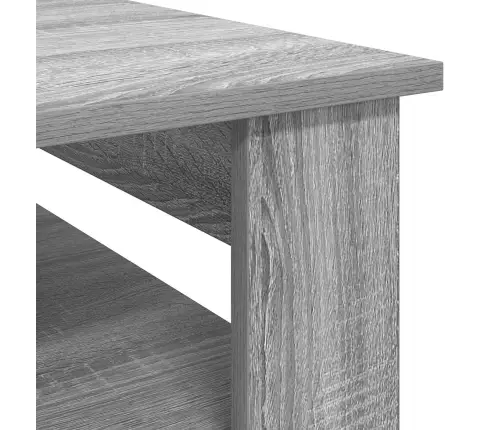 Kafijas Galdiņš Pelēks Sonoma 64 X 54 X 44 Cm Inženierijas Koks Vidaxl