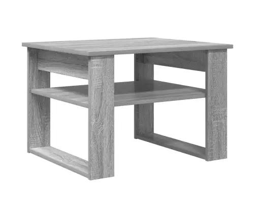 Kafijas Galdiņš Pelēks Sonoma 64 X 54 X 44 Cm Inženierijas Koks Vidaxl