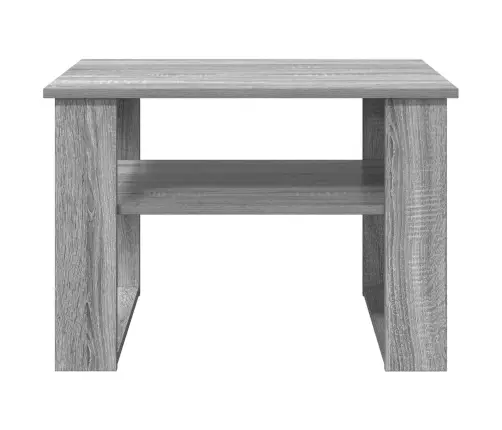 Kafijas Galdiņš Pelēks Sonoma 64 X 54 X 44 Cm Inženierijas Koks Vidaxl