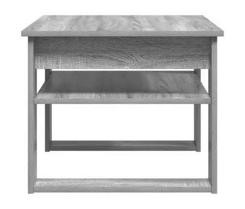 Kafijas Galdiņš Pelēks Sonoma 64 X 54 X 44 Cm Inženierijas Koks Vidaxl