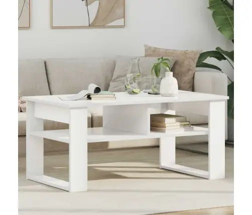 Kavos Staliukas Balta 96 X 54 X 44 Cm Apdirbta Mediena