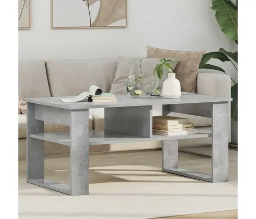 Kohvilaud Ladustamisega Betoonhall 96 X 54 X 44 Cm Tehispuit