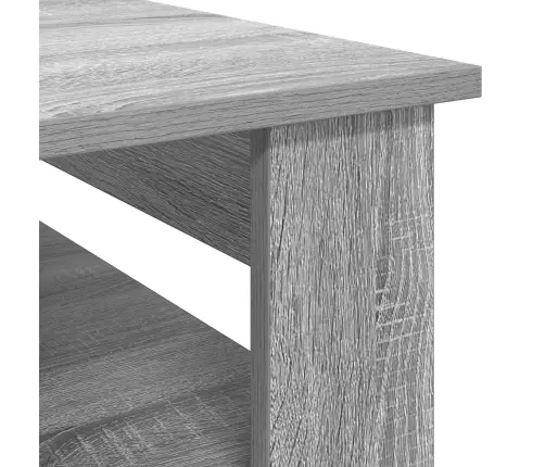 Kafijas Galdiņš Pelēks Sonoma 96 X 54 X 44 Cm Inženierijas Koks Vidaxl