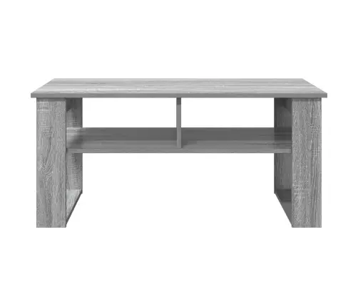 Kafijas Galdiņš Pelēks Sonoma 96 X 54 X 44 Cm Inženierijas Koks Vidaxl