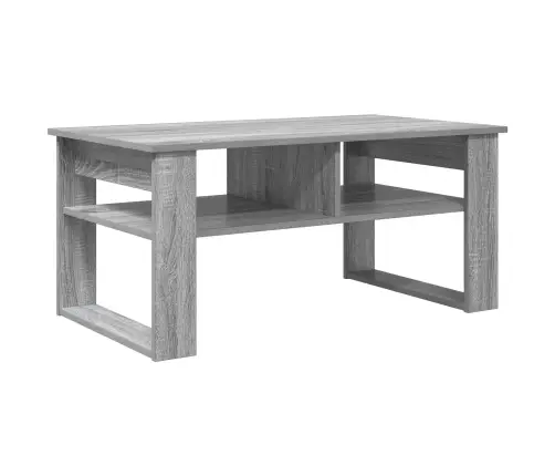 Kafijas Galdiņš Pelēks Sonoma 96 X 54 X 44 Cm Inženierijas Koks Vidaxl