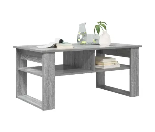 Kafijas Galdiņš Pelēks Sonoma 96 X 54 X 44 Cm Inženierijas Koks Vidaxl