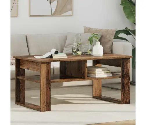 Kohvilaud Ladustamisega Vana Puit 96 X 54 X 44 Cm Tehispuit