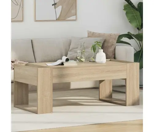 Kafijas Galdiņš Sonoma Ozols 110 X 50 X 41 Cm Inženierijas Koks Vidaxl