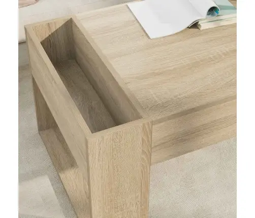 Kafijas Galdiņš Sonoma Ozols 110 X 50 X 41 Cm Inženierijas Koks Vidaxl