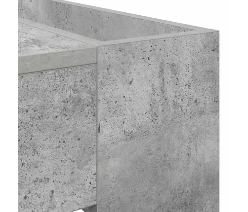 Kafijas Galdiņš Betona Pelēks 110 X 50 X 41 Cm Vidaxl