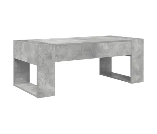 Kafijas Galdiņš Betona Pelēks 110 X 50 X 41 Cm Vidaxl