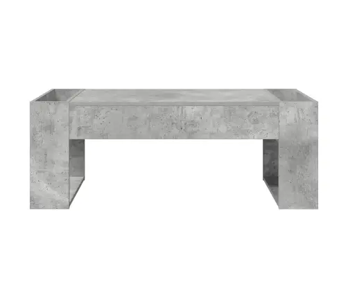 Kafijas Galdiņš Betona Pelēks 110 X 50 X 41 Cm Vidaxl