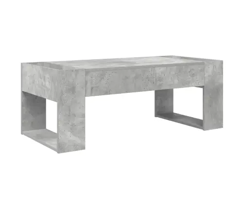 Kafijas Galdiņš Betona Pelēks 110 X 50 X 41 Cm Vidaxl