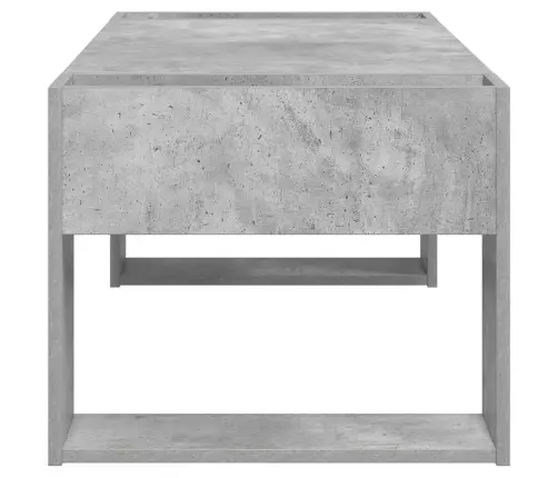 Kafijas Galdiņš Betona Pelēks 110 X 50 X 41 Cm Vidaxl