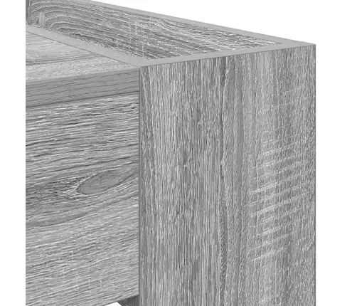 Kafijas Galdiņš Pelēks Sonoma 110 X 50 X 41 Cm Vidaxl