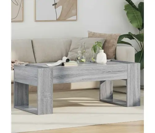 Kafijas Galdiņš Pelēks Sonoma 110 X 50 X 41 Cm Vidaxl