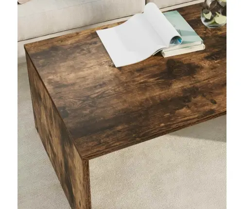 Kafijas Galdiņš Dūmaka Ozols 95 X 50 X 34 Cm Inženierijas Koks Vidaxl