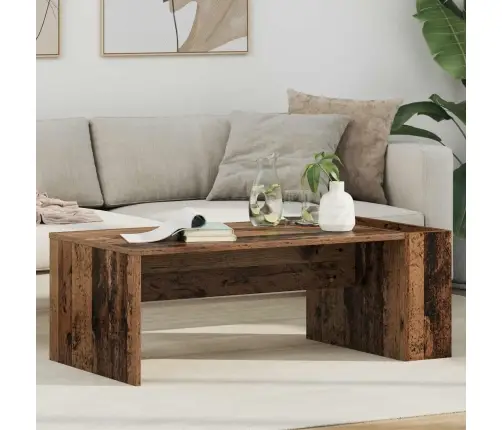 Kafijas Galdiņš Vecs Koks 95 X 50 X 34 Cm Inženierijas Koks Vidaxl