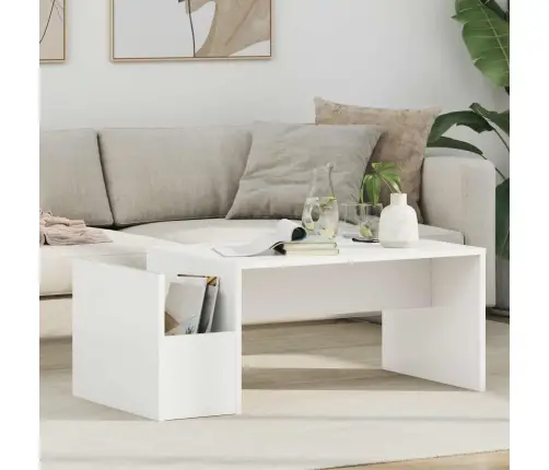 Kavos Staliukas Balta 90 X 45 X 35 Cm Apdirbta Mediena