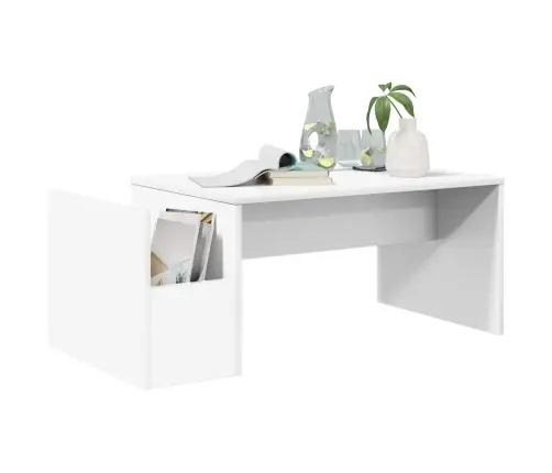 Kavos Staliukas Balta 90 X 45 X 35 Cm Apdirbta Mediena