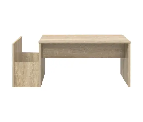 Kafijas Galdiņš Sonoma Ozols 90 X 45 X 35 Cm Inženierijas Koks Vidaxl