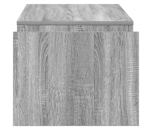 Kafijas Galdiņš Pelēks Sonoma 90 X 45 X 35 Cm Inženierijas Koks Vidaxl