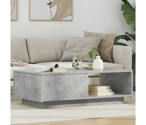 Kavos Staliukas Betono Pilka 95 X 55 X 31 Cm Apdirbta Mediena