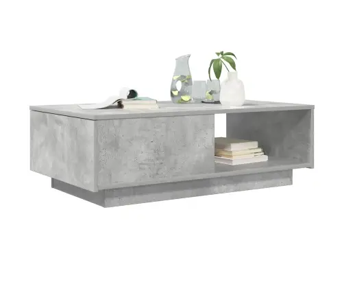 Kavos Staliukas Betono Pilka 95 X 55 X 31 Cm Apdirbta Mediena