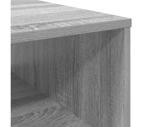 Kafijas Galdiņš Pelēks Sonoma 95 X 55 X 31 Cm Inženierijas Koks Vidaxl