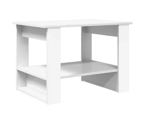 Kohvilaud Valge 72 X 50 X 50 Cm Tehispuit