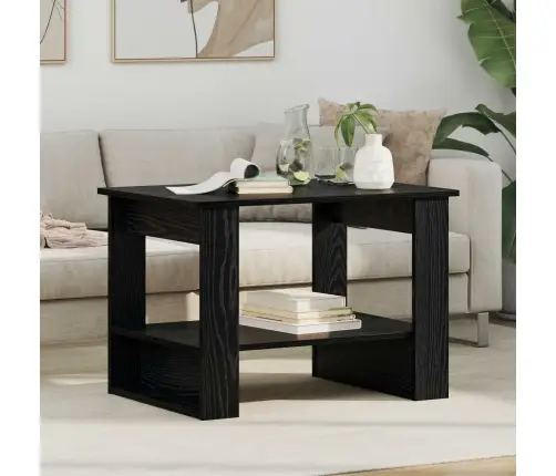 Kohvilaud Must Tamm 72 X 50 X 50 Cm Tehispuit