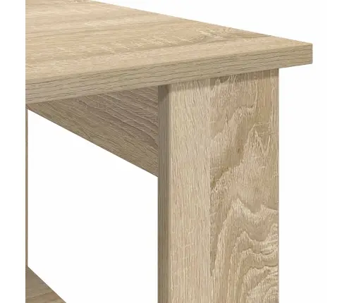 Kafijas Galdiņš Sonoma Ozols 72 X 50 X 50 Cm Inženierijas Koks Vidaxl