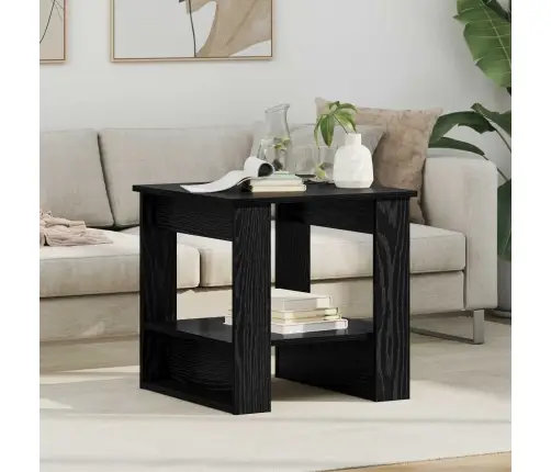 Kohvilaud Must Tamm 51 X 50 X 50 Cm Tehispuit