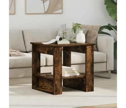 Kafijas Galdiņš Dūmaka Ozols 51 X 50 X 50 Cm Inženierijas Koks Vidaxl