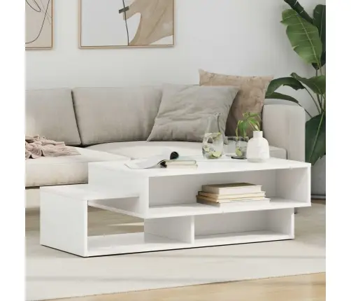 Kohvilaud Valge 105 X 50 X 32,5 Cm Tehispuit