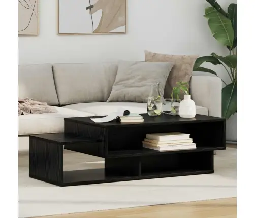 Kohvilaud Must Tamm 105 X 50 X 32,5 Cm Tehispuit