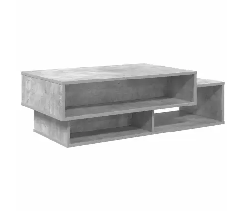 Kafijas Galdiņš Betona Pelēks 105 X 50 X 32,5 Cm Vidaxl