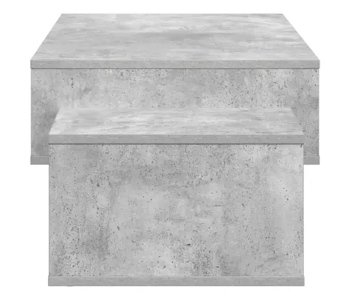 Kafijas Galdiņš Betona Pelēks 105 X 50 X 32,5 Cm Vidaxl
