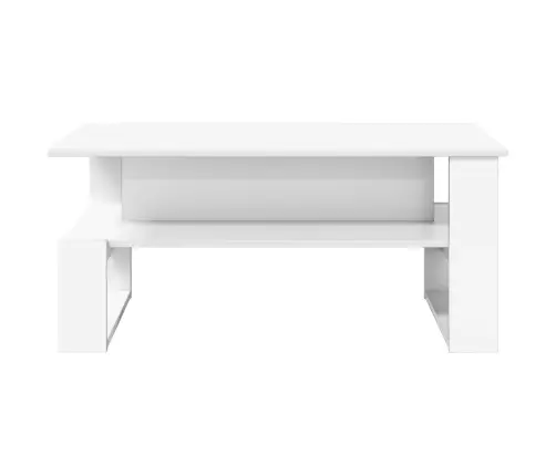 Kafijas Galdiņš Balts 90 X 50 X 40 Cm Inženierijas Koks Vidaxl