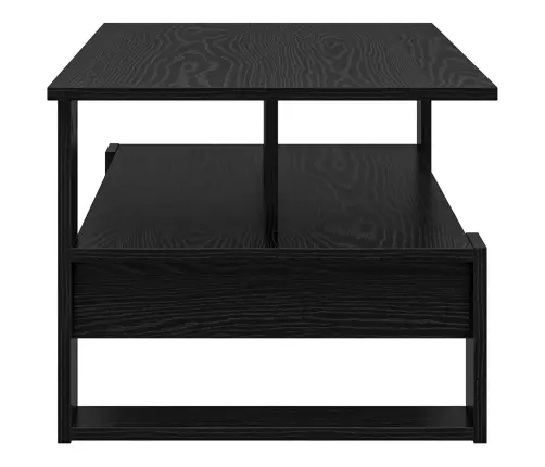 Kohvilaud Must Tamm 90 X 50 X 40 Cm Tehispuit